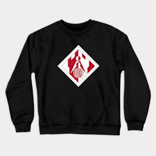 Army Corps of Engineers Shoulder Patch Insignia Crewneck Sweatshirt